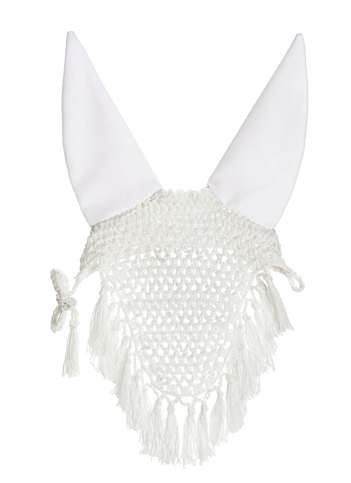 Crochet Bonnet with Tassels