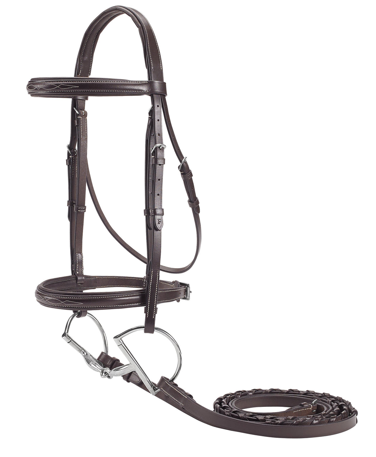 Fancy-Stitched Single Crown Bridle