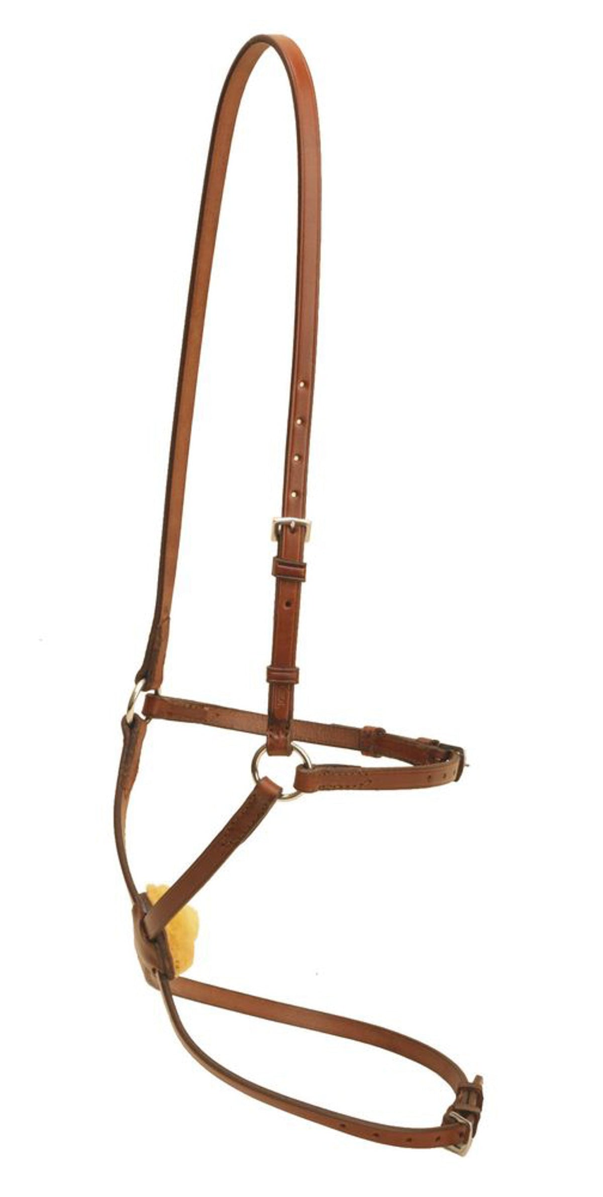 Figure-8 Noseband with Stainless Steel Rings