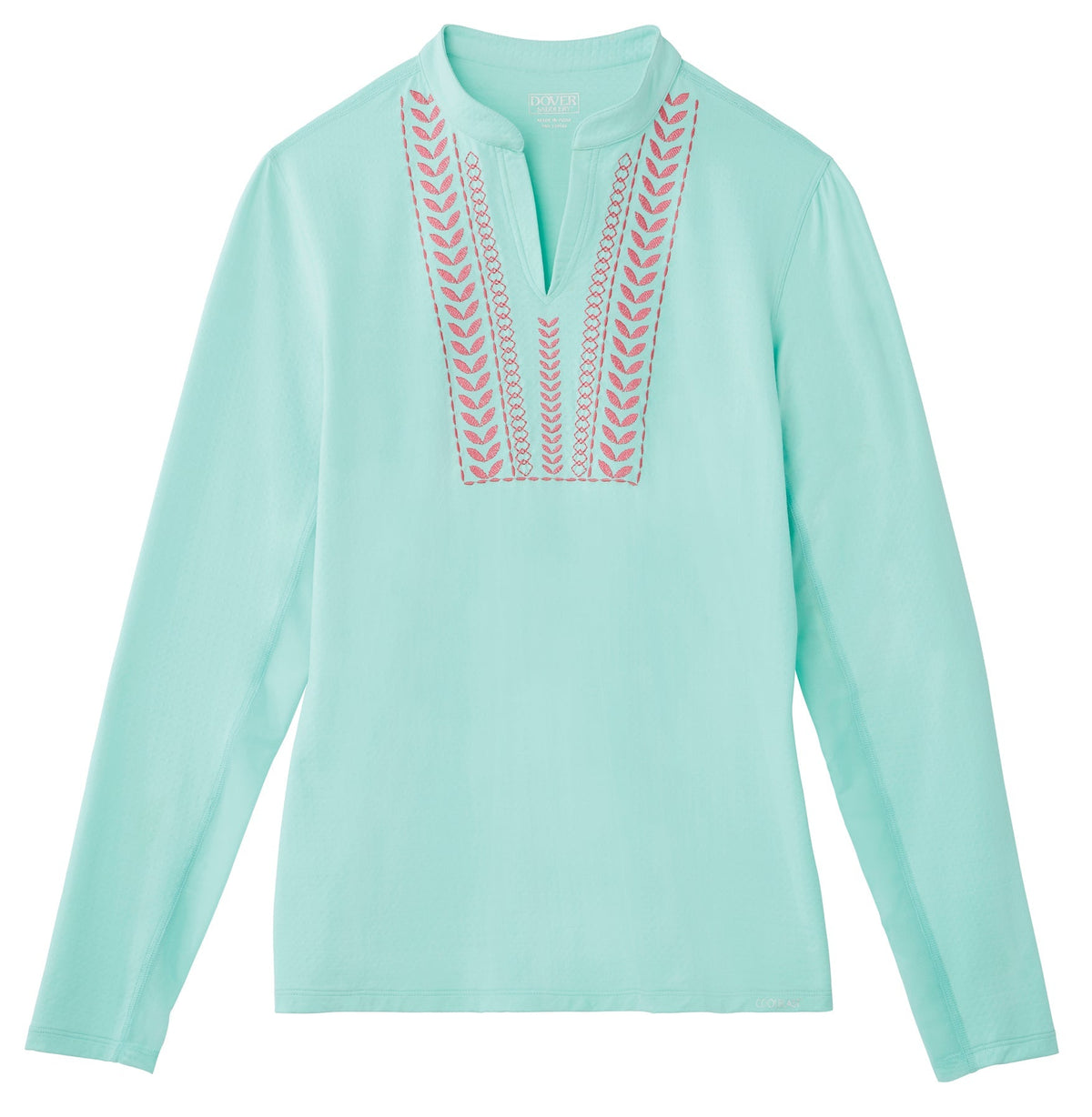Ladies’ Notch-V Long Sleeve Top