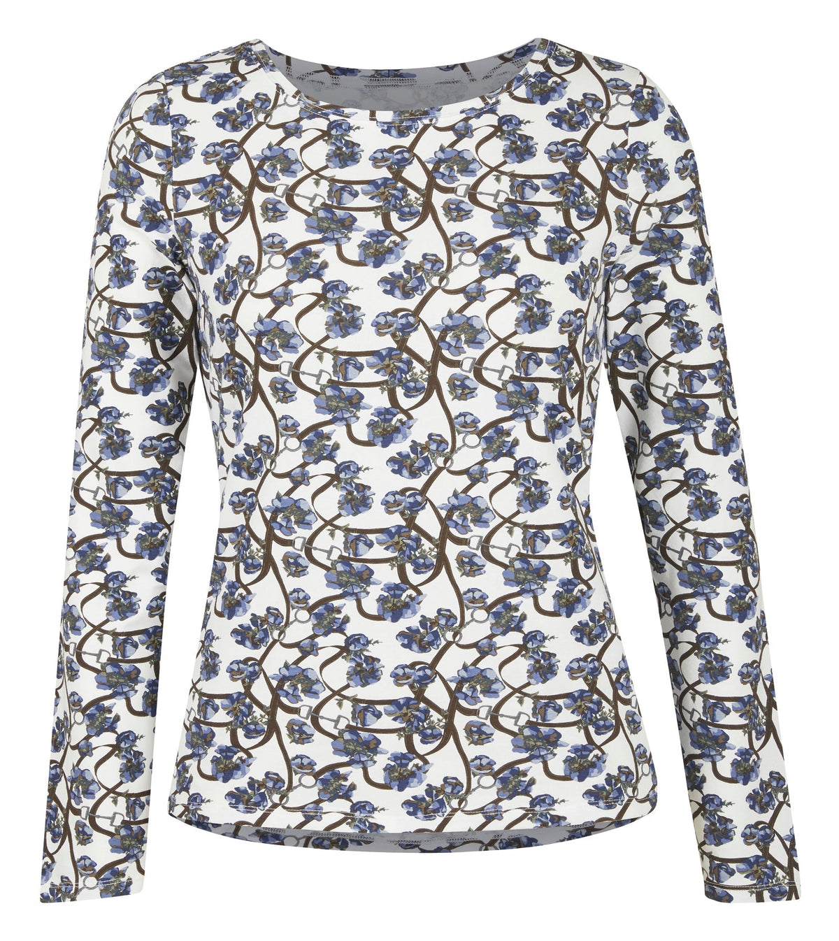 EQL by Ladies’ Organic Cotton Long Sleeve Print Top
