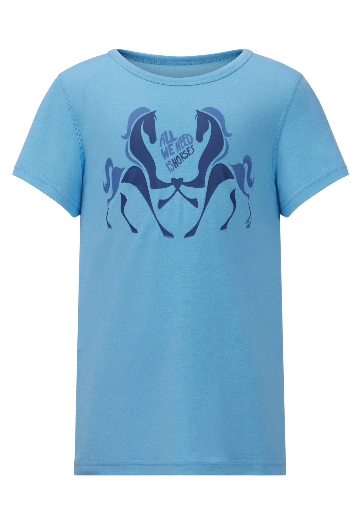 Kids’ All We Need Is Horses Tee