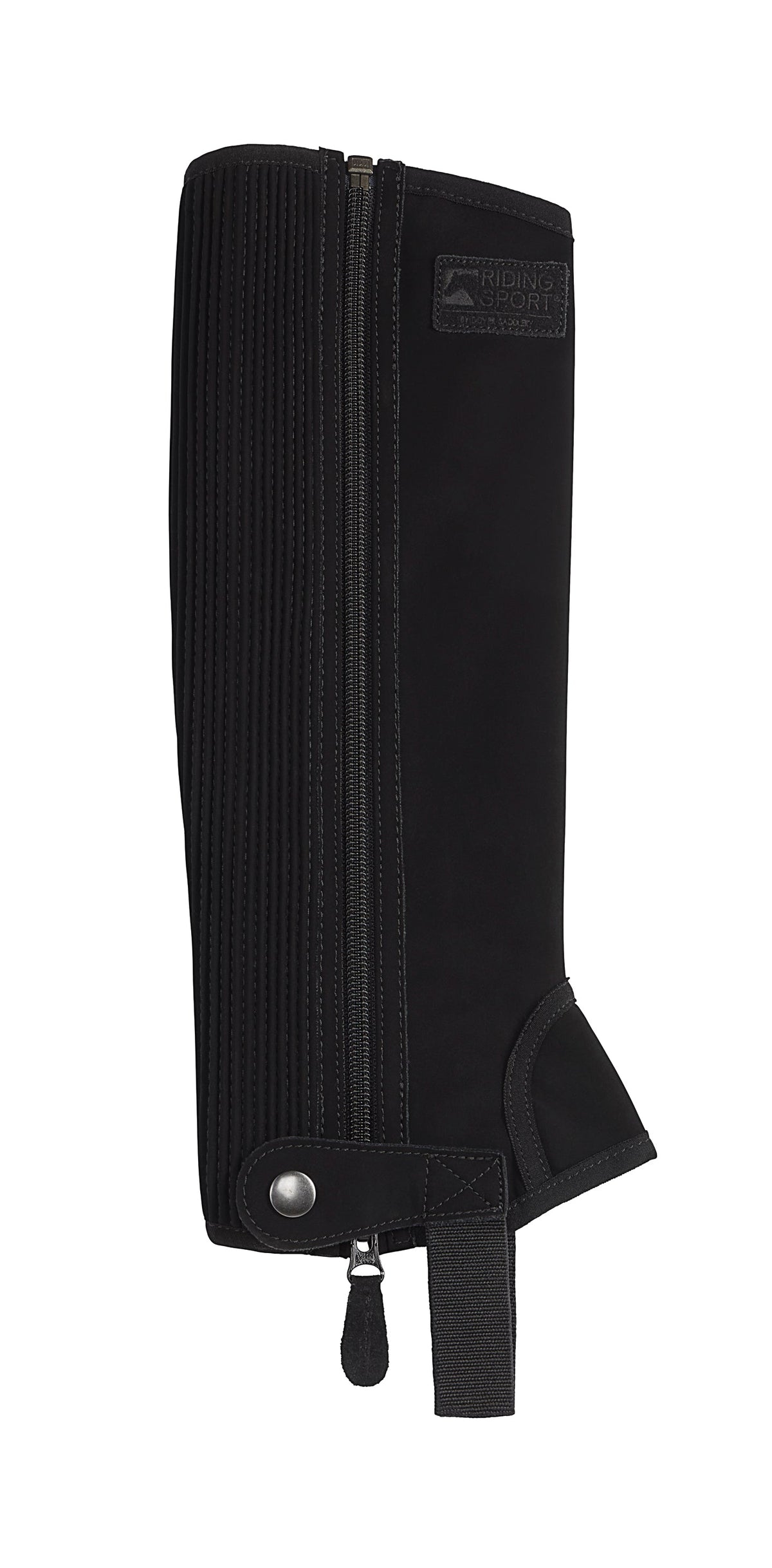 Kids’ Synthetic Suede Half Chaps with Silicone Grip Patches